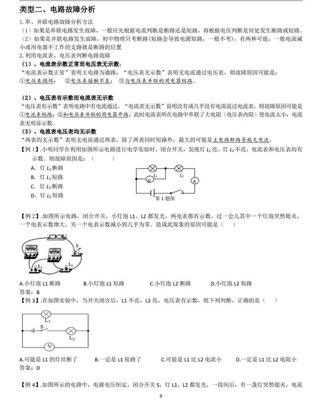 初中电学基础知识大全（初中电学没学好影响高中吗）